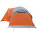 Koepeltent – 6 - persoons tent – Waterdicht – Grijs en oranje - Bivakshop