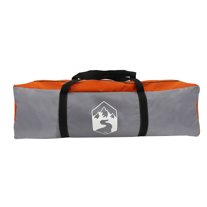 Koepeltent – 6 - persoons tent – Waterdicht – Grijs en oranje - Bivakshop