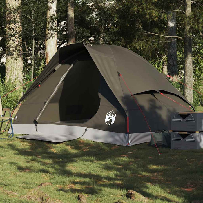 Koepeltent – Waterdichte tent – Bruin – Compact ontwerp – 2, 4 of 6 Personen - Bivakshop