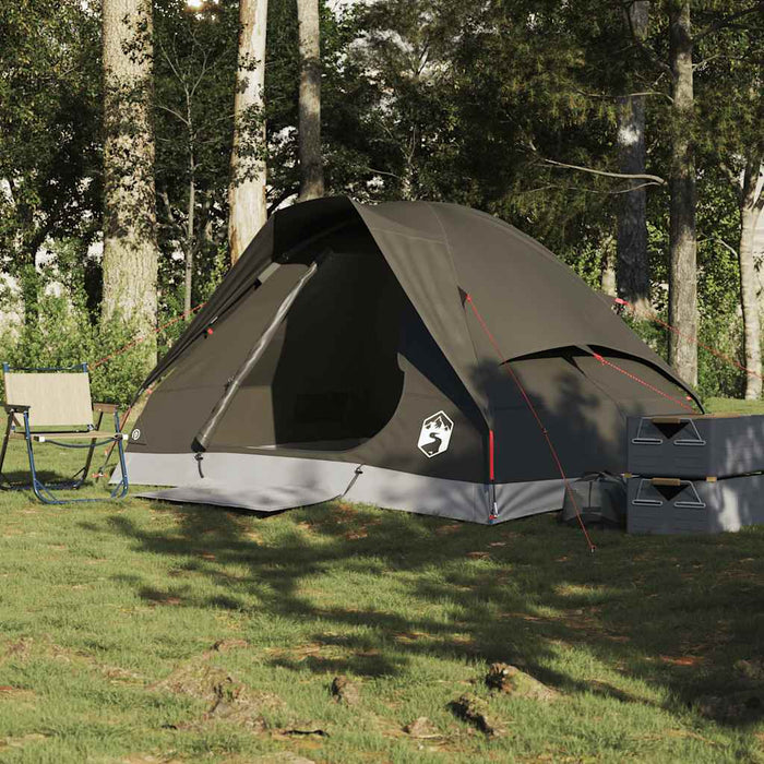 Koepeltent – Waterdichte tent – Bruin – Compact ontwerp – 2, 4 of 6 Personen - Bivakshop