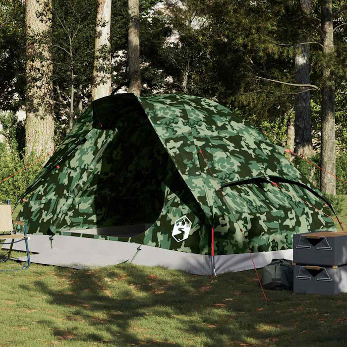 Koepeltent – Waterdichte tent – Camouflage – Compact ontwerp – 2, 4 of 6 Personen - Bivakshop