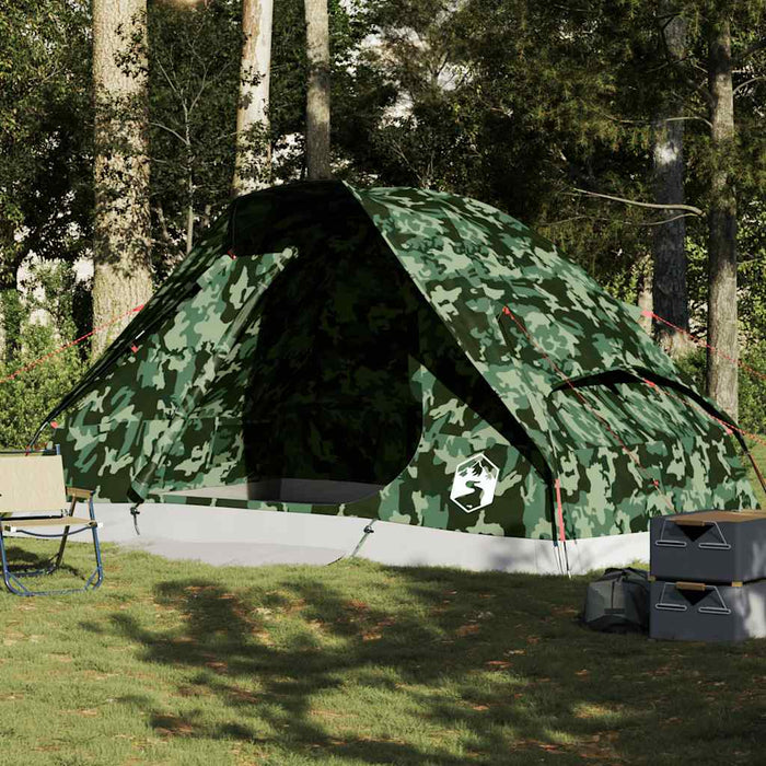 Koepeltent – Waterdichte tent – Camouflage – Compact ontwerp – 2, 4 of 6 Personen - Bivakshop