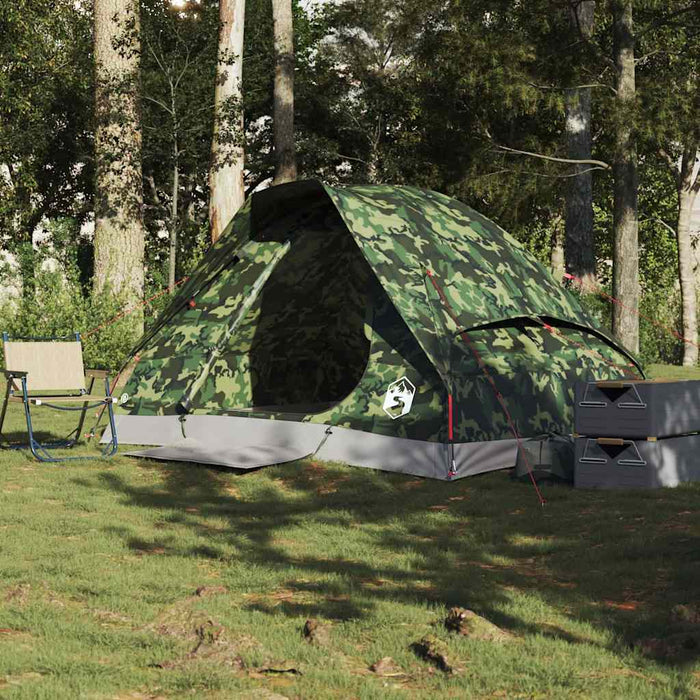 Koepeltent – Waterdichte tent – Camouflage – Compact ontwerp – 2, 4 of 6 Personen - Bivakshop