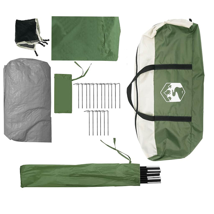 Koepeltent – Waterdichte tent – Groen – Compact ontwerp – 9 of 11 Personen - Bivakshop