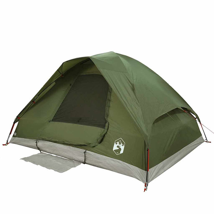 Koepeltent – Waterdichte tent – Olijfgroen – Compact ontwerp – 2, 4 of 6 Personen - Bivakshop