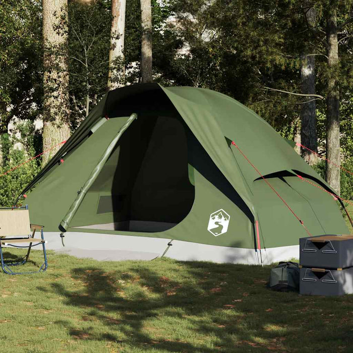 Koepeltent – Waterdichte tent – Olijfgroen – Compact ontwerp – 2, 4 of 6 Personen - Bivakshop