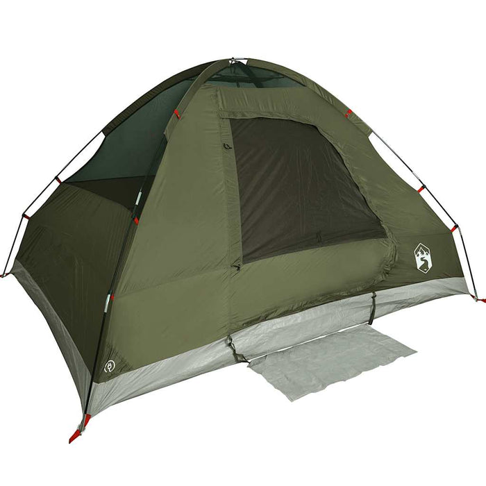 Koepeltent – Waterdichte tent – Olijfgroen – Compact ontwerp – 2, 4 of 6 Personen - Bivakshop