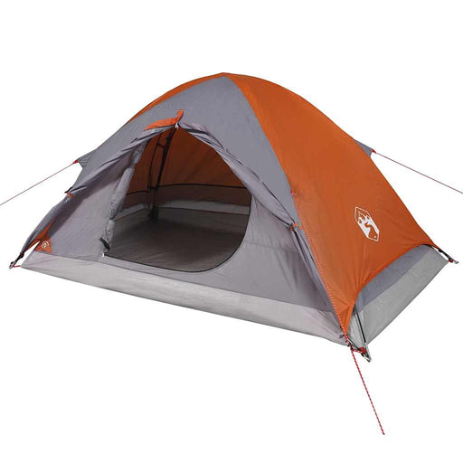 Koepeltent – Waterdichte tent – Oranje en grijs – Compact ontwerp – 2 of 4 Personen - Bivakshop