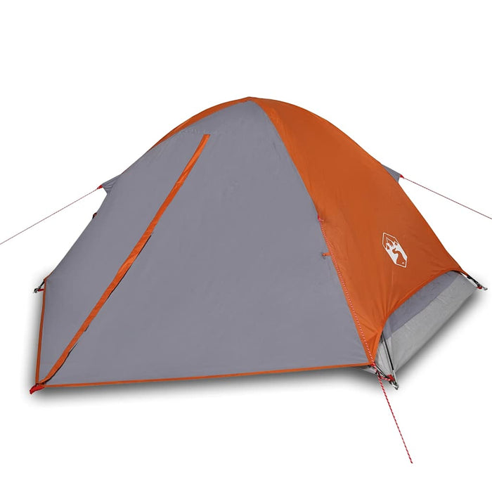 Koepeltent – Waterdichte tent – Oranje en grijs – Compact ontwerp – 2 of 4 Personen - Bivakshop