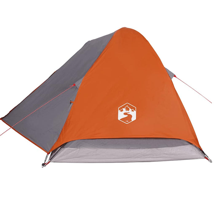 Koepeltent – Waterdichte tent – Oranje en grijs – Compact ontwerp – 2 of 4 Personen - Bivakshop