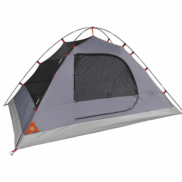 Koepeltent – Waterdichte tent – Oranje en grijs – Compact ontwerp – 2 of 4 Personen - Bivakshop