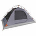 Koepeltent – Waterdichte tent – Oranje en grijs – Compact ontwerp – 2 of 4 Personen - Bivakshop
