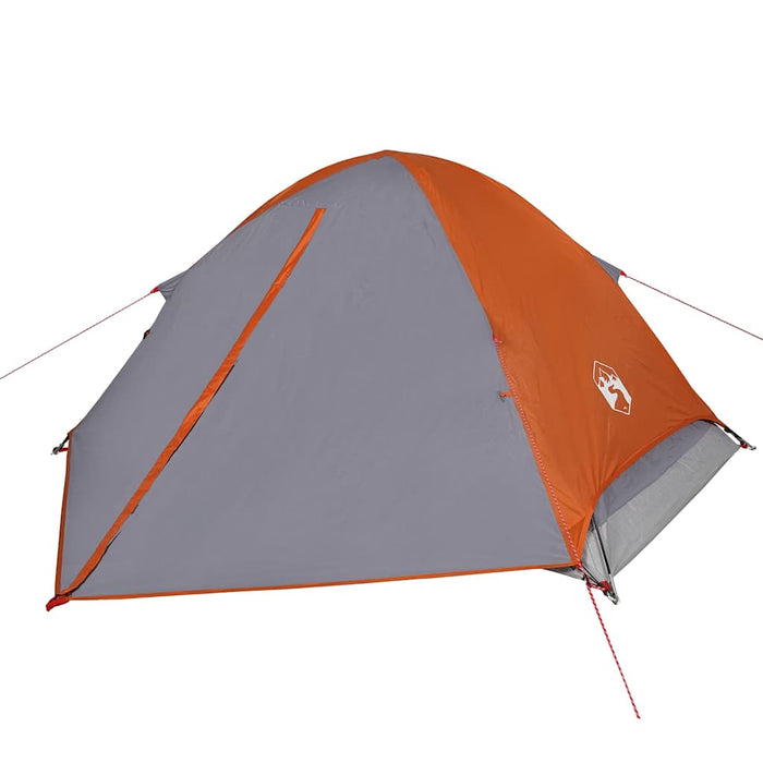 Koepeltent – Waterdichte tent – Oranje en grijs – Compact ontwerp – 2 of 4 Personen - Bivakshop