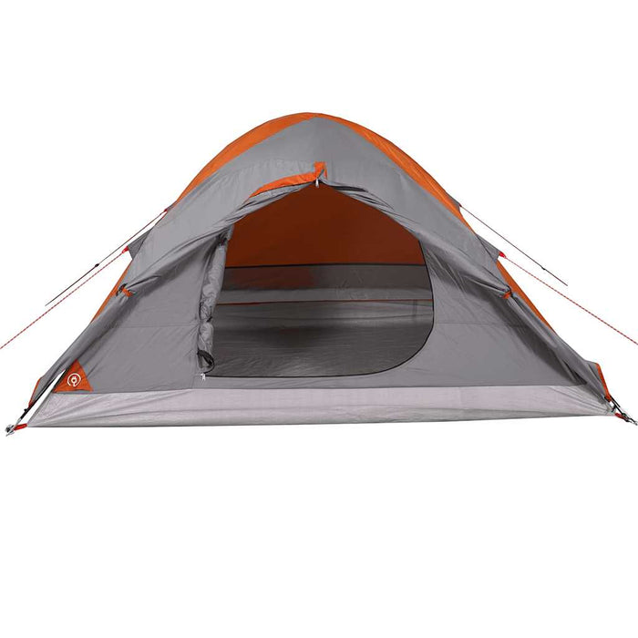Koepeltent – Waterdichte tent – Oranje en grijs – Compact ontwerp – 2 of 4 Personen - Bivakshop