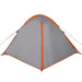 Koepeltent – Waterdichte tent – Oranje en grijs – Compact ontwerp – 2 of 4 Personen - Bivakshop