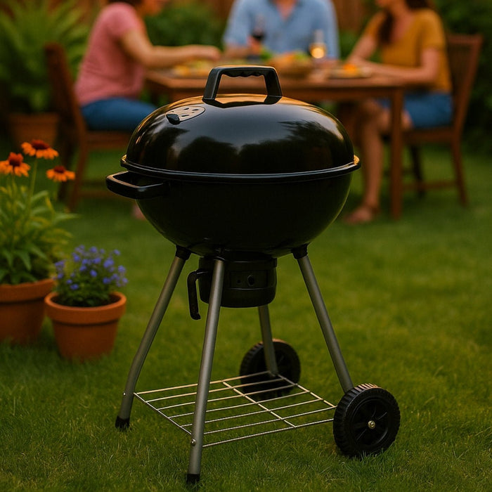 Alpina kogelbarbecue Ø45 cm met deksel en ovenfunctie