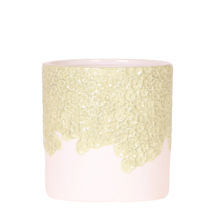 Kolibri Home – Bloom Sierpot Met Bloesemreliëf – Diverse Kleuren & Maten - Bivakshop