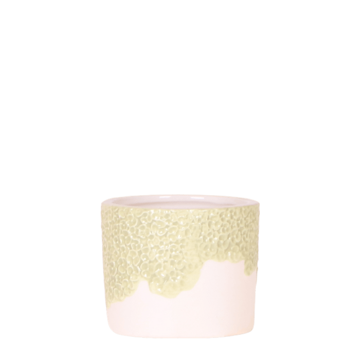 Kolibri Home – Bloom Sierpot Met Bloesemreliëf – Diverse Kleuren & Maten - Bivakshop