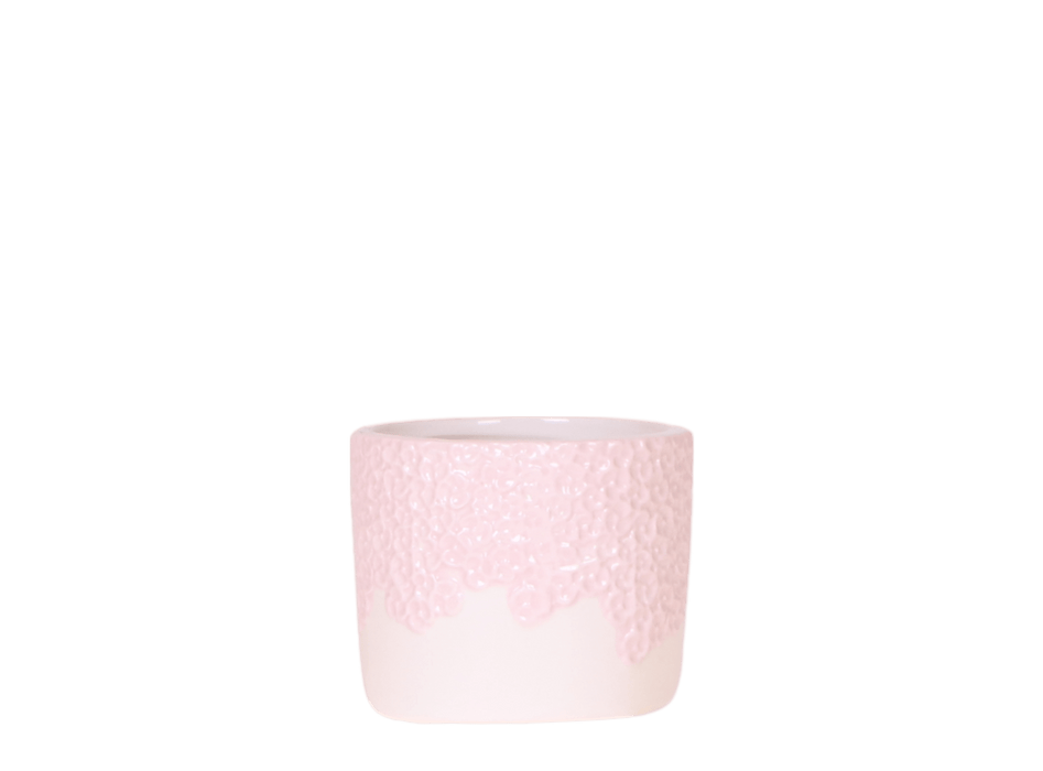 Kolibri Home – Bloom Sierpot Met Bloesemreliëf – Diverse Kleuren & Maten - Bivakshop