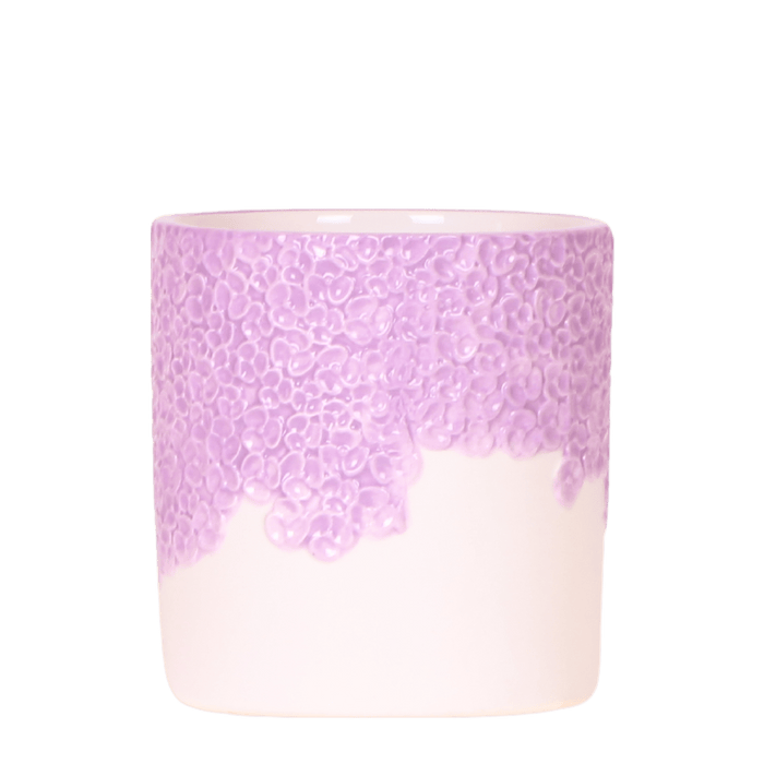 Kolibri Home – Bloom Sierpot Met Bloesemreliëf – Diverse Kleuren & Maten - Bivakshop