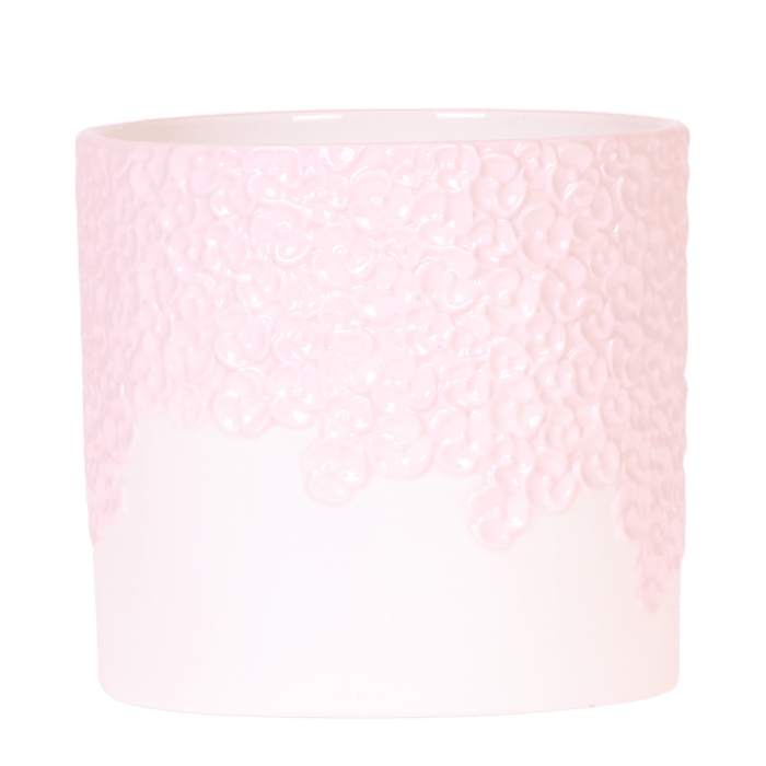 Kolibri Home – Bloom Sierpot Met Bloesemreliëf – Diverse Kleuren & Maten - Bivakshop