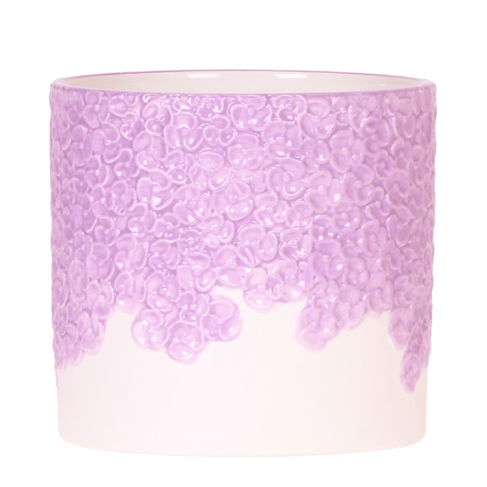 Kolibri Home – Bloom Sierpot Met Bloesemreliëf – Diverse Kleuren & Maten - Bivakshop