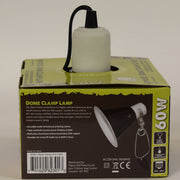 Komodo - Black Dome Clamp Lamp – 14 cm – E27 tot 60W - Bivakshop