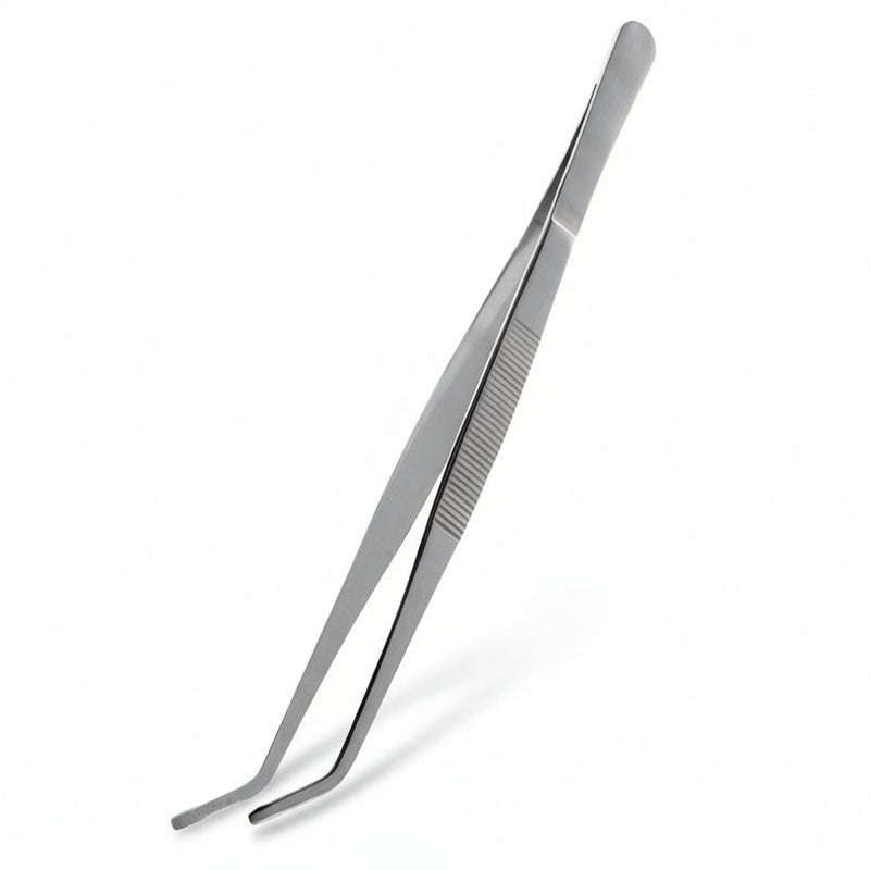 Komodo - Voederpincet Gebogen – RVS – 25 cm & 30 cm - Bivakshop