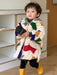 Koreaanse parka jas voor kinderen - Winterjas met geometrisch patroon - Bivakshop