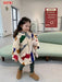 Koreaanse parka jas voor kinderen - Winterjas met geometrisch patroon - Bivakshop