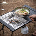 Korean style rostvrijstalen IGT - fornuisplaat – windproof & verzinkbaar - Bivakshop