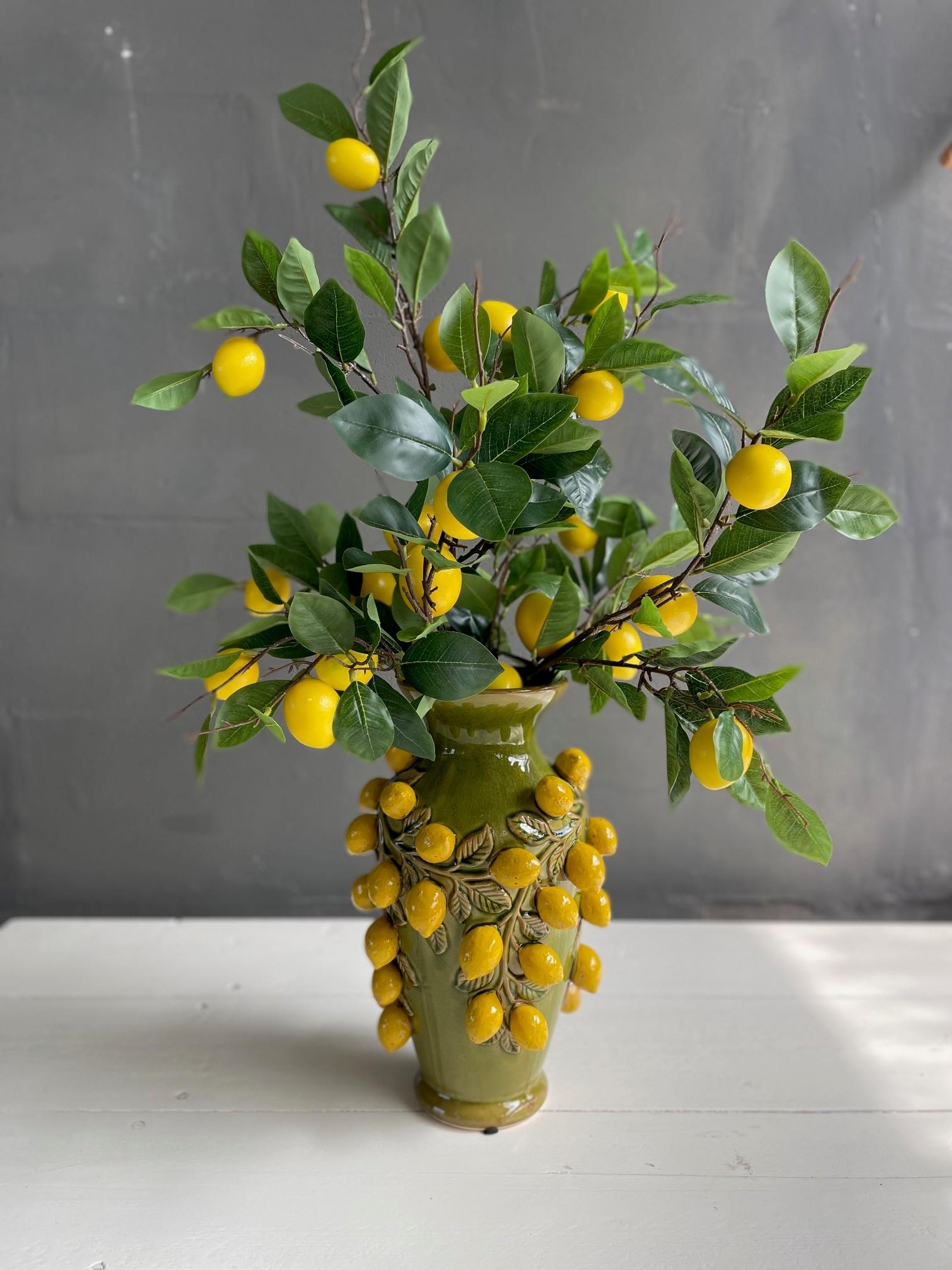 Kunstbloemen - Boeket L - Lemon Glow - 80Cm - Bivakshop