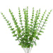 Kunstmatige eucalyptus bladeren - Set van 12 stuks voor tafeldecoratie - Bivakshop
