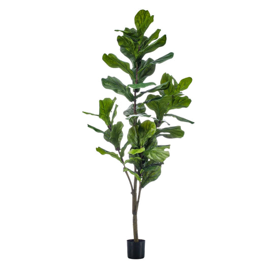Kunstplant - Ficus Lyrata - Tabaksplant - 150Cm - Bivakshop