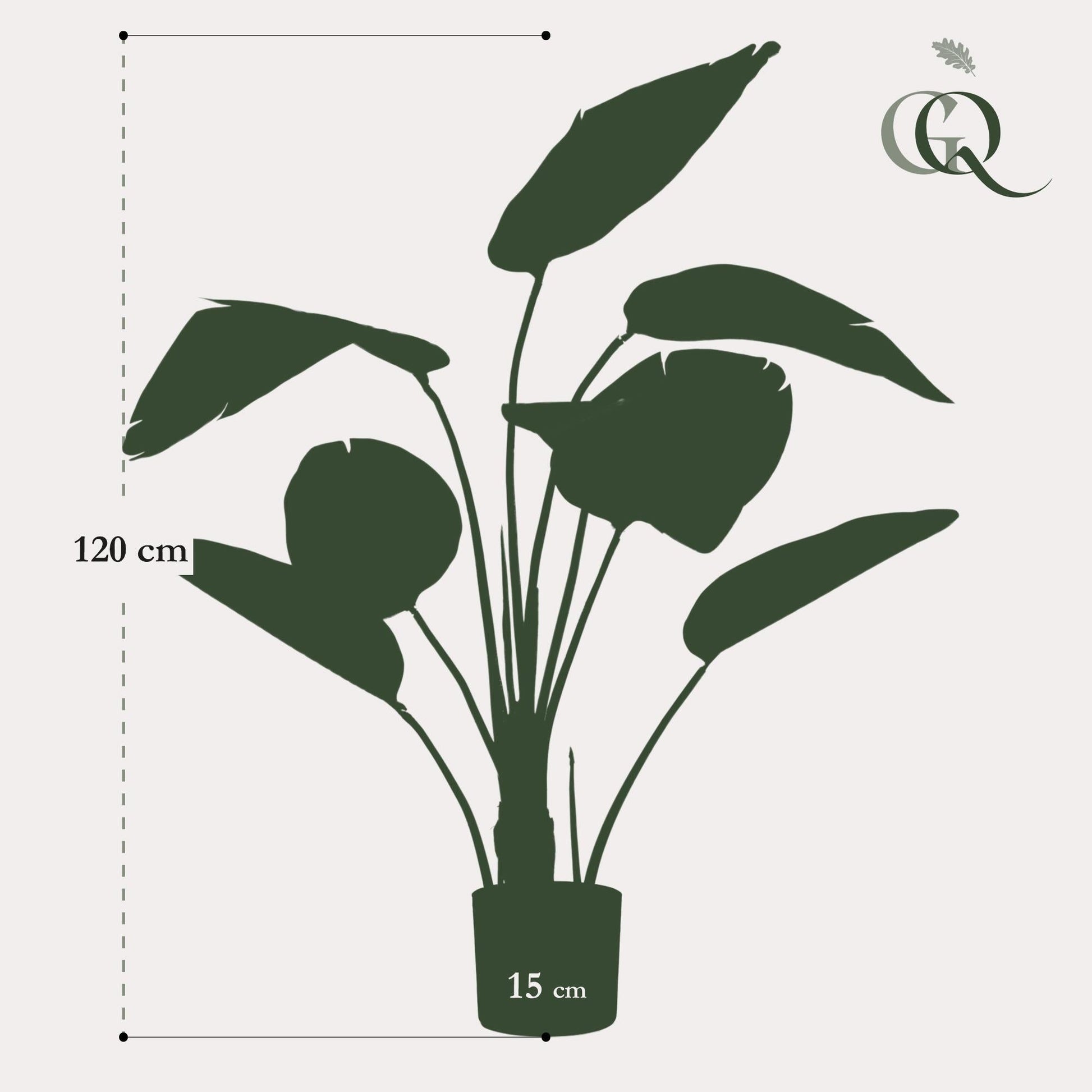 Kunstplant - Spathiphyllum - Lepelplant - 90Cm - Bivakshop