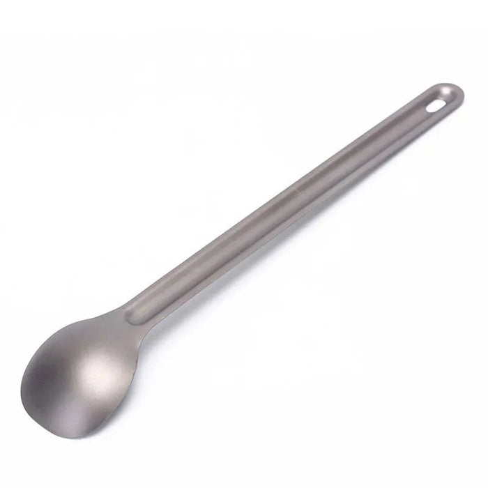 Lang handvat titanium lepel – Ultralicht & outdoor bestek - Bivakshop