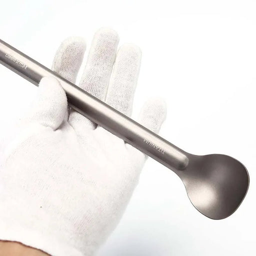 Lang handvat titanium lepel – Ultralicht & outdoor bestek - Bivakshop