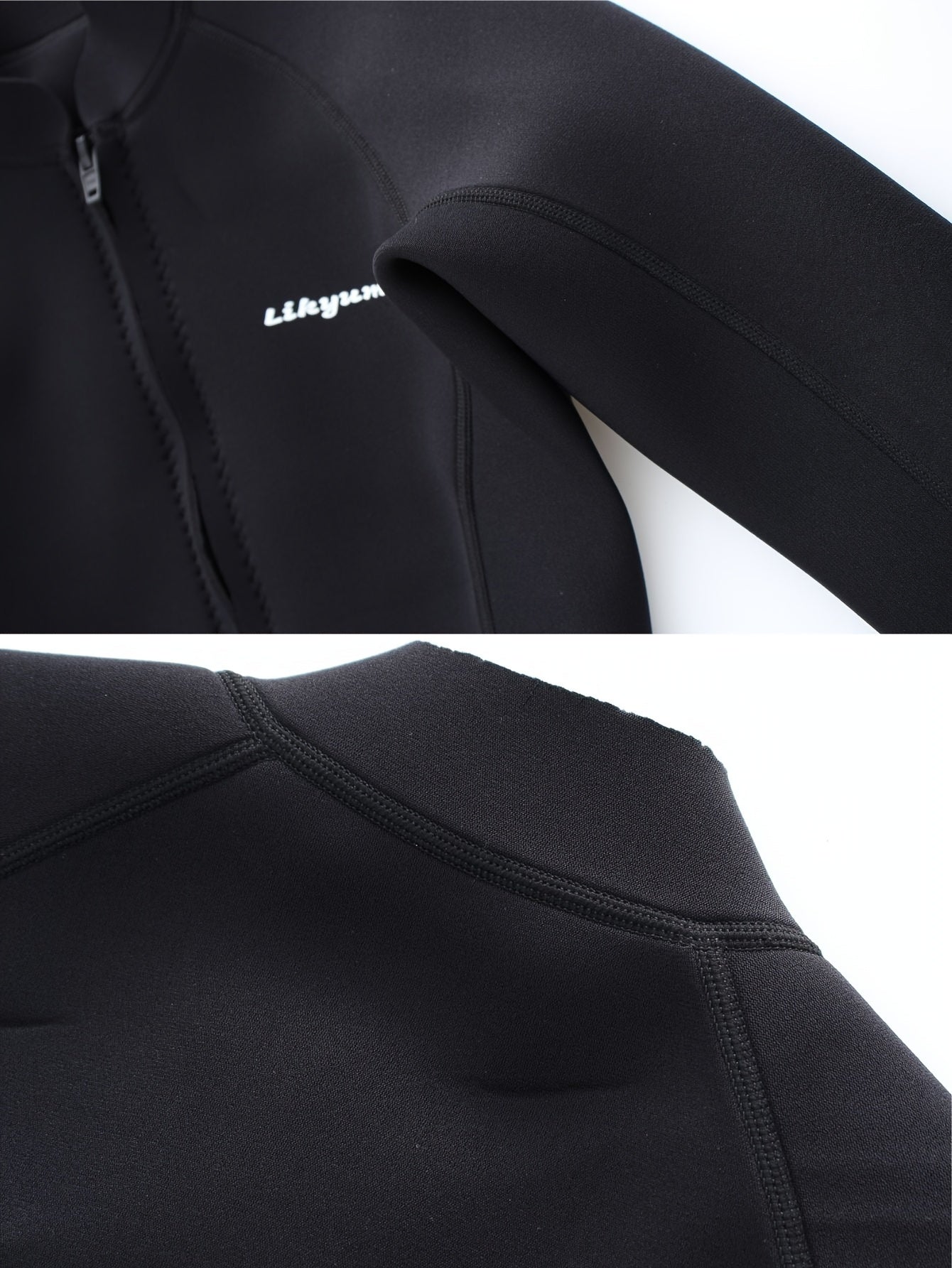 Lange mouw rits neopreen top 3mm - Medium stretch water sport top - Voor vrouwen - Bivakshop