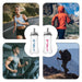 Large Caliber Soft Flask – Opvouwbare Sport Waterfles met Brede Opening – Flexibele Drinkfles voor Trailrunning & Fitness - Bivakshop