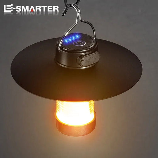 LED Camping Tent Lights Magnet Emergency Light Type - c Charging Camping Lantern Dimmable Hanging Lights for Outdoor Travel - Bivakshop