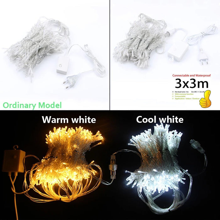 LED ijspegel lichtslinger - Feestelijke kerstverlichting voor buiten - Voor bruiloften en tuin - Bivakshop