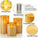 LED kaarsen set – Afstandsbediening – Timerfunctie - Bivakshop