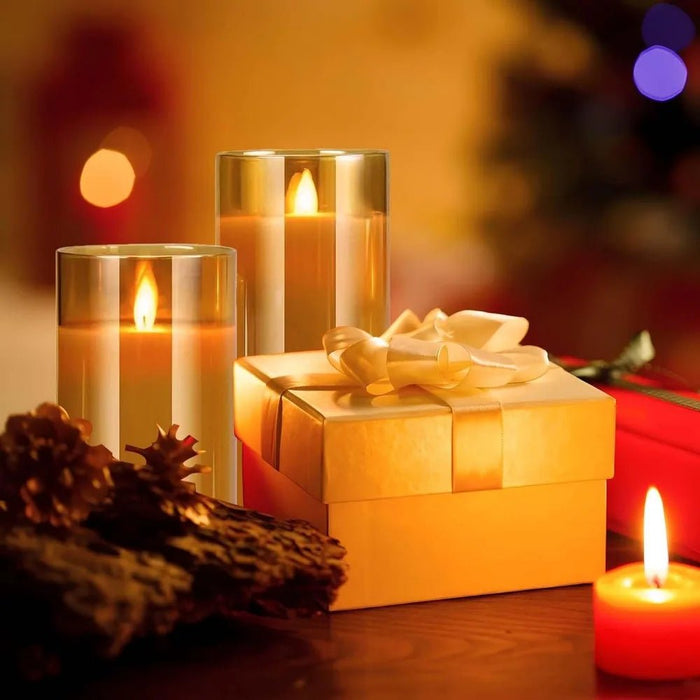 LED kaarsen set – Afstandsbediening – Timerfunctie - Bivakshop