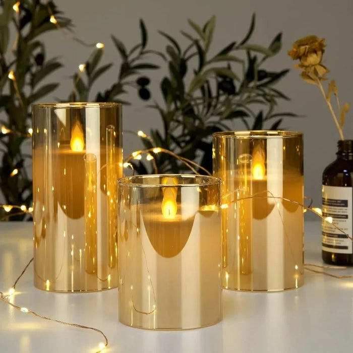 LED kaarsen set – Afstandsbediening – Timerfunctie - Bivakshop