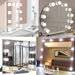 LED make - up spiegelverlichting - USB - aangedreven, dimbaar - Set van 10 lampen - Bivakshop
