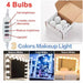 LED make - up spiegelverlichting - USB - aangedreven, dimbaar - Set van 10 lampen - Bivakshop