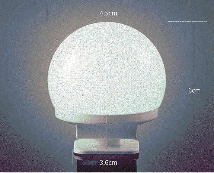 LED make - up spiegelverlichting - USB - aangedreven, dimbaar - Set van 10 lampen - Bivakshop