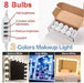 LED make - up spiegelverlichting - USB - aangedreven, dimbaar - Set van 10 lampen - Bivakshop