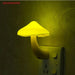 LED nachtlampje - Paddenstoel wandlamp met lichtsensor - EU/US plug voor slaapkamer en decoratie - Bivakshop