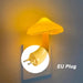 LED nachtlampje - Paddenstoel wandlamp met lichtsensor - EU/US plug voor slaapkamer en decoratie - Bivakshop